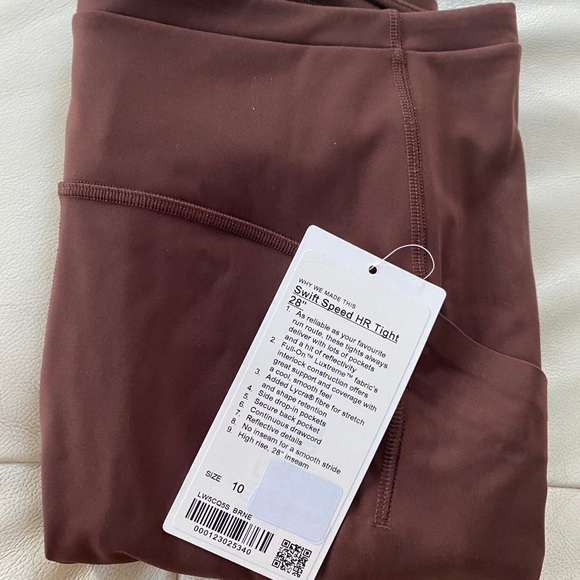 Brand New Lululemon Swift Speed HR Tight 28”size10 - Picture 6 of 6